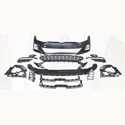 China Modified Automotive Parts Front Bumper Accessories PP Material With Grill For V W GOLF Change 7 2013-2017 TO GOLF 7.5 GTI Body Kit for sale