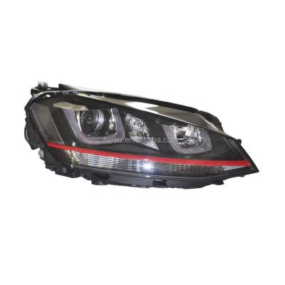 China For golf 7 MK7 led dual U xenon HID head lamp 2014-2017 W06020607013 W06020607014 for sale