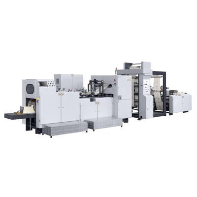 China Factory [JT-HY330] V Automatic High Speed ​​Bottom Brown Paper Bag Making Machine Paper Food Bag Machine Price for sale