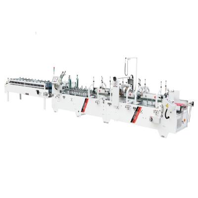 China Automatic CLOTHING Carton Folder Gluer High Quality Straight Line Box Gluer [JT-SHH600B] for sale