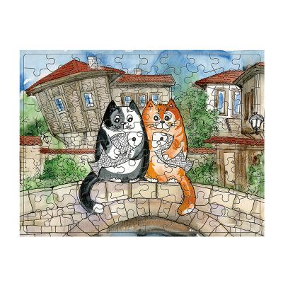 China Toy Wholesale Custom Jigsaw Puzzles Cartoon Jigsaw Puzzle Holder Custom Puzzles for sale