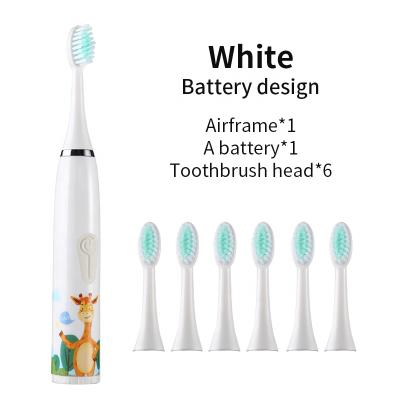 China ABS Mini Voice Indication Rechargeable Deep Cleaning Electric Toothbrush For Kids for sale