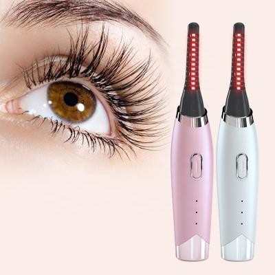 China PASSIONATE Electric Eyelash Curler With Elect Curling Eyelash Curling Device 2021 Beauty Christmas Gift Easy Clip for sale