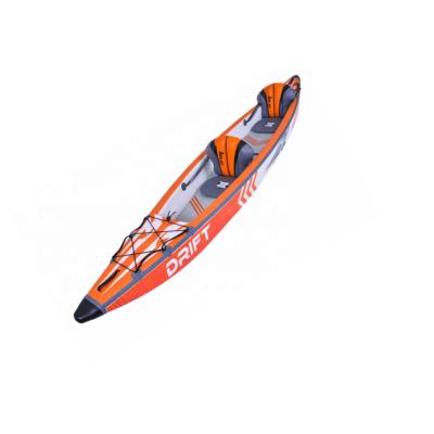 China PVC Zray 37641 inflatable drift kayak with high pressure pump, kayak paddle*2, backpack and inflatable kayak seat for sale