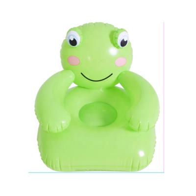 China Outdoor Water Fun Jilong Sunclub 22325 Small Frog Kiddie Chair Outdoor Inflatable Water Sports Pool Float Swimming Toys For Children for sale