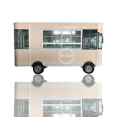 China Custom Vegetable Processing Factory Promotion Ice Cream Vending Food Trucks Electric Fruit Juice Cart For Vending Food On Street Customized RL-BG350 Stainless Steel for sale