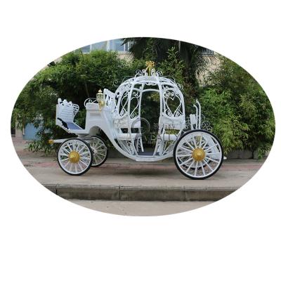 China Wedding and White Princess Cinderella Used Horse Sightseeing Carriage for Sale Pumpkin Royal Wedding Sightseeing Carriages for sale