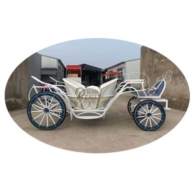 China Dream Romantic Wedding and Tourism Horse Carriage to Marry Princess Graceful Pumpkin Horse Carriage for Sale for sale