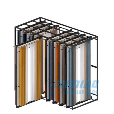 China Custom Wholesale High Quality Durable Pull And Push Rack Curtain Display Rack for sale