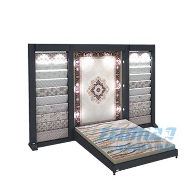 China Durable Good Quality Mattress Cover Mat Metal Store Shelves Stretch Heavy Duty Showroom Cover Display Rack for sale