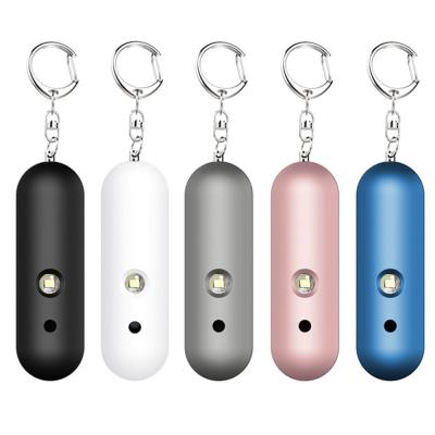 China FDSSN Have RTS 10000 Styles Designs Keychains Alarm Key Chain Portable SOS Security Self Defense Led Light Flashlight Alarm Set 130db Self Defense Mini Personal Key Chain noise for sale