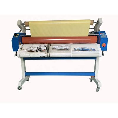 China Semi Automatic Paper 63inch Vinyl Electric Cold Laminating Machine With Air Compressor < =1600mm for sale