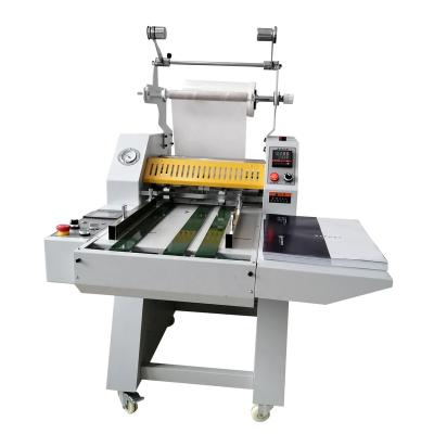 China Products PLC Control System A3 A4 Pneumatic Semi Automatic Hot Roll Laminator With Overlap Function for sale