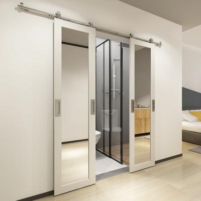 China Modern Hotel Double Sliding Simple Installation Interior American Style Glass Sliding Door System for sale