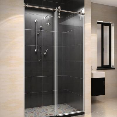 China Meijia 8-12Mm Thickness Modern Frameless Glass Shower Bathroom Sliding Door for sale