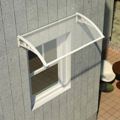 China New Design White Window Bracket Window Polycarbonate Window Awning Garden Outdoor Canopy for sale