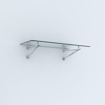 China Laminated Glass Stainless Steel Exterior View Roof Glass Canopy For Entrance Front Door Canopy for sale