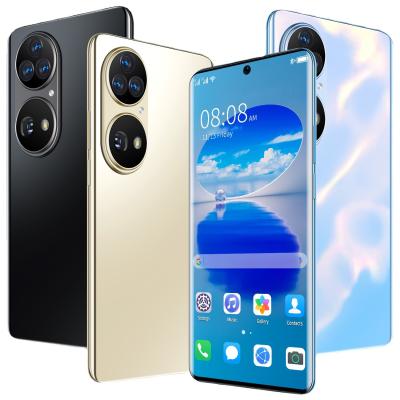 China Foreign Trade New Big Screen Fingerprint Mobile Phone P50pro Android Mobile Phone Exclusively For Wholesale Android Smartphones for sale