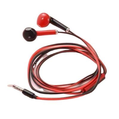 China Explosive Wire Controlled Call Earplugs Macaron Earbuds u24 Two Color Flat Head Ear With Wheat Sports Gaming Headset for sale