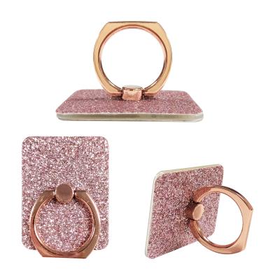 China Glitter Adjustable Ring Bracket Mobile Phone Fastened Ring Lazy Bracket Handset Ring Bracket for sale