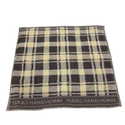 China Water-absorbing ability is good new arrival 100% soft yarn-dyed cotton jacquard lovely hand towel for sale