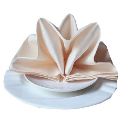 China Hotel Washable Single Yarn Dye Dinner Towels Washable Dye Napkins Towels for sale