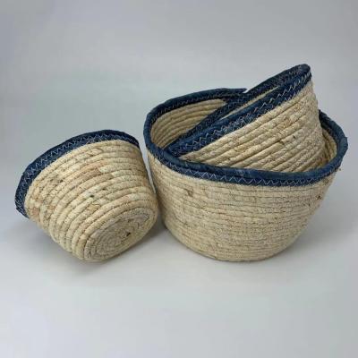 China High Hope Basket Viable Colorful Vegetable Plankton Woven Belly Flower Plants Woven Storage Basket for sale