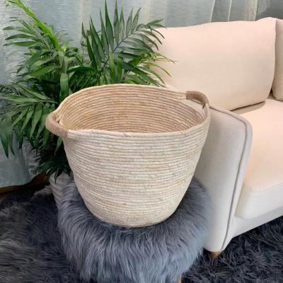 China High Hope Basket Viable Colorful Vegetable Plankton Woven Belly Flower Plants Woven Storage Basket for sale