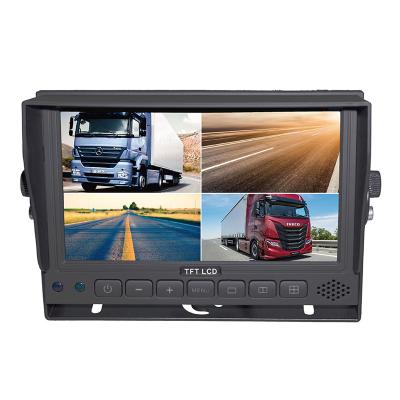 China Vechile 7 Inch AHD 1080P Quad Rearview Monitor For Bus/Trucks/Trailer/Utility Vehicle for sale