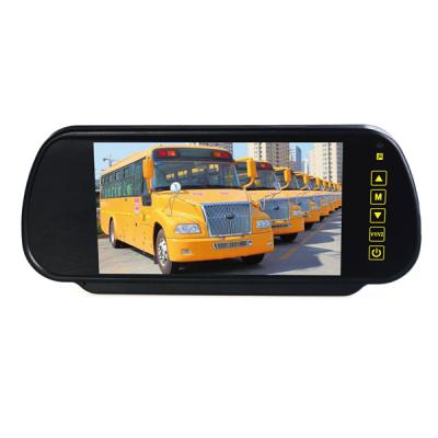 China Flip 7 Inch Clip Over HD 1080P Mirror Monitor For RV/Vans/Commercial Vehicle for sale