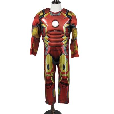 China Halloween Fancy Dress Wholesale Cartoon Carnival Party Boys Strongman Red Cosplay Costume With Big Arms for sale