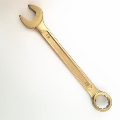 China Diesel Fuel 19mm Combination Wrench Anti Spark Spanner Hand Tools for sale