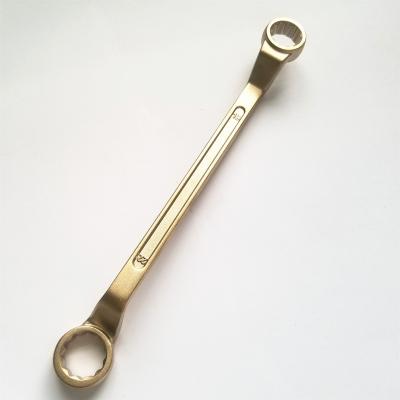 China Anti Spark Tools 19*22 Mm Double Ended Open End Wrench Al-Cu for sale