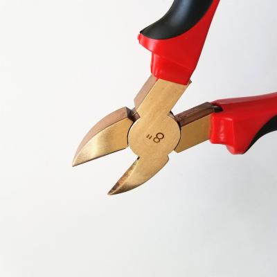 China Cutting Non Sparking Wire Mrd ECU Tools 8 Inch Diagonal Cutting Pliers for sale