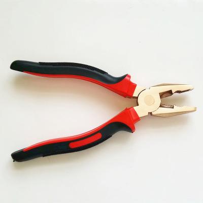 China 8 Inch Lineman Pliers Beryllium Copper Alloy Pliers Cut and Crimp Mrd ECU Metal or Wire for sale