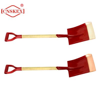 China Non-sparking when using beryllium copper or aluminum bronze non-sparking square shovel at 240x420mm for sale