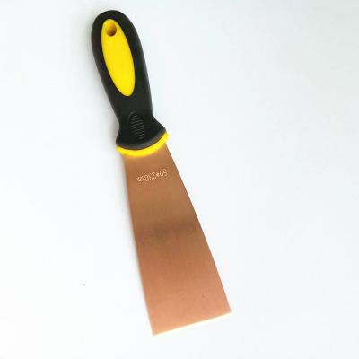 China Beryllium Copper Alloy Non-Sparking Putty Knife 50mm Non-Sparking Safety Tools for sale