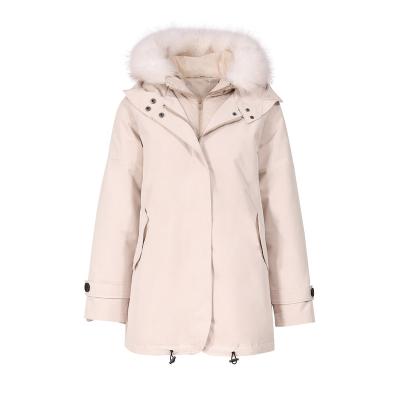 China 2021 women's fashionable pink jackets and coats long fur coat hoodie jacket wear breathable for sale