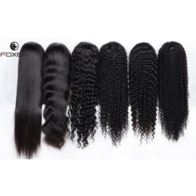 China Deep Wave Black Friday Deals Cambodian Seller 40 Inches Pre Plucked Deep Wave Swiss Lace Front Wigs Brazilian Human Hair Wig For Americans for sale