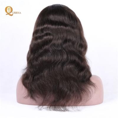 China Body Wave Swiss 180% Lace Wig Base 8A Baby Wig No Human Hair Vendor Full Lace Brazilian Remy Hair 130% Silk Extra Long 12 Inches for sale