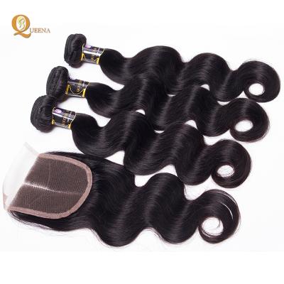 China Wholesale Remy Virgin Human Hair Body Wave 100% Virgin Human Hair Double Weft Hair Bundles Peruvian Hair WEAVING Machine Double Weft for sale