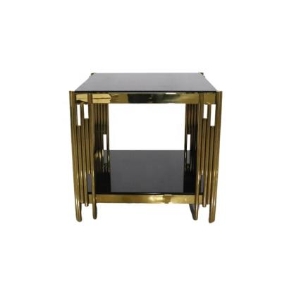 China Best Selling Modern Coffee Table Stainless Steel Rectangle Table Indoor Furniture for sale