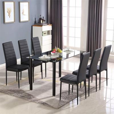 China Wholesale Waterproof Tempered Glass Folding Dining Tables For Wedding And Event Glass Dining Table Set for sale