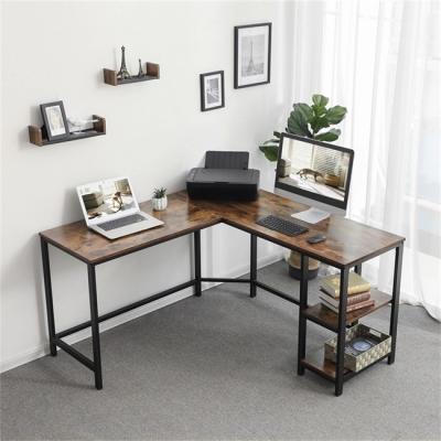 China Modern Ergonomic Wooden Computer Desk Home Office Furniture L Shaped Desks for sale