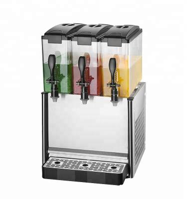 China 3 Tank Commercial Cheap Hotel Fruit Juice Cooling Dispenser for sale