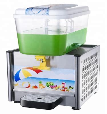 China Cooling 1 Tank 18L Commercial Fruit Juice Cooling Drink Dispenser for sale