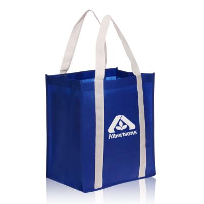 China Eco-friendly Customized Personalized Reusable Bag Nonwoven Shopping Bag With Handle Fabric Business Bag for sale