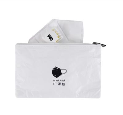 China Tyvek Waterproof Multifunctional Pouch Bag Cosmetics Zipper Eco - Friendly Bag for sale