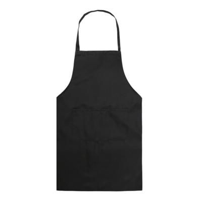 China Wholesale High Quality Washable Cotton Polyester Cooking Apron With Pockets For Promotion for sale