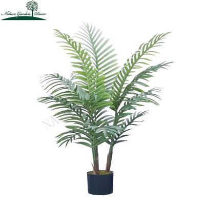 China Artificial Real Touch Real Touch Faux Silk Plant Bedroom, Office Decor Palm Tree Small Fake for sale